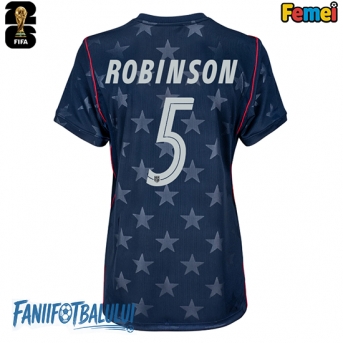 Statele Unite Antonee Robinson #5 Echipament de Fotbal Replică Mondial 2026 Femei Deplasare